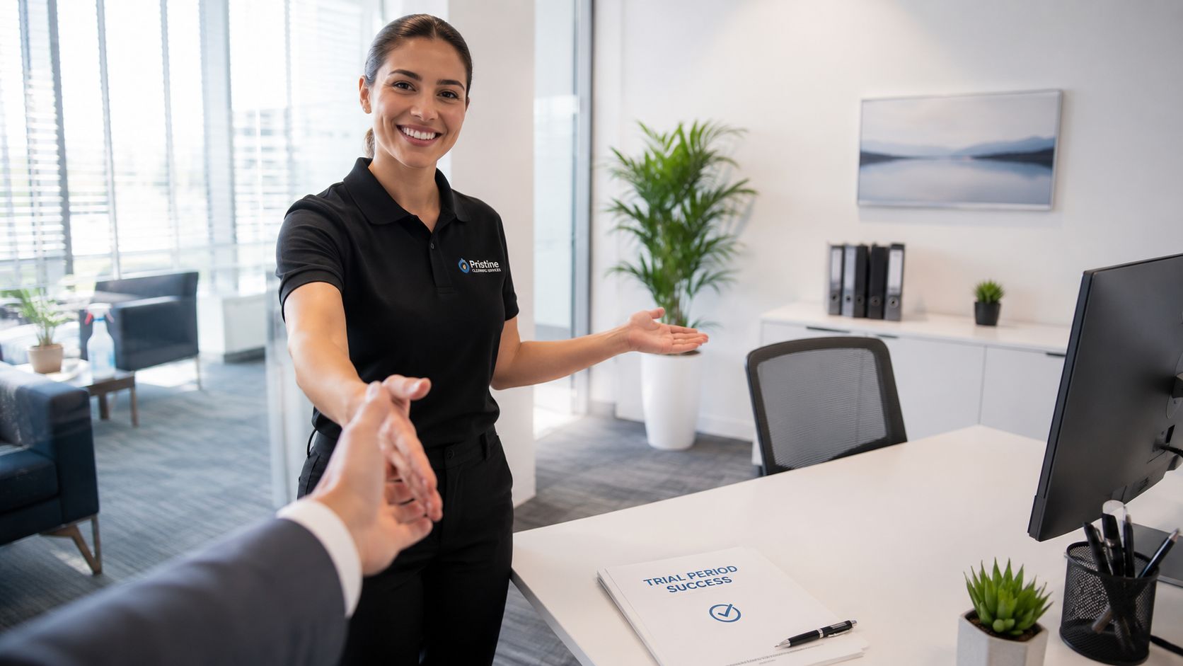 office-cleaning-sale-professional-greeting Office Cleaning Sale 2026: Compare & Save in Manchester